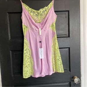 For Love And Lemons Lilac Green Chartreuse